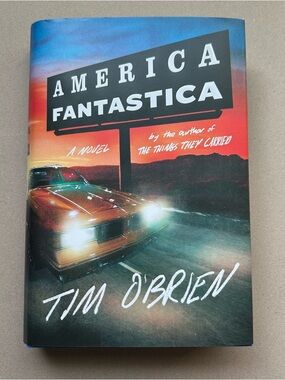 America Fantastica by Tim O'Brien - Sunset Red Book Jacket